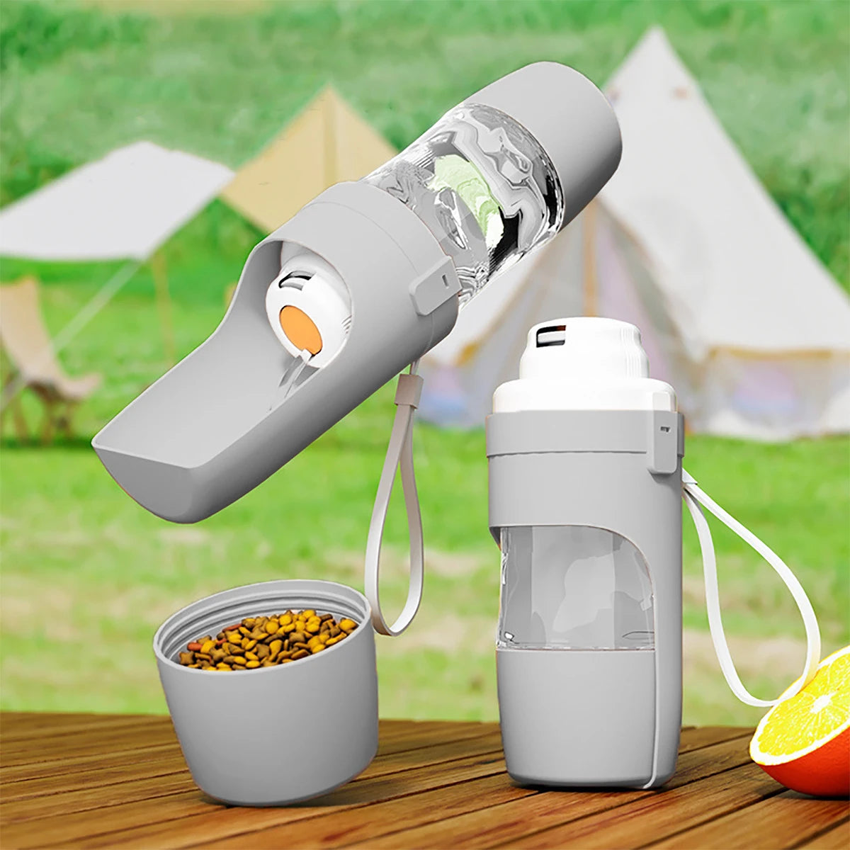 NOLUVA Travel™ – Gourde 2-en-1 pour chien