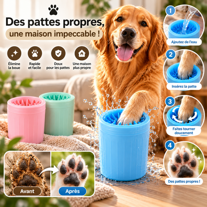 NOLUVA Clean™ – Nettoyeur de pattes pour chien