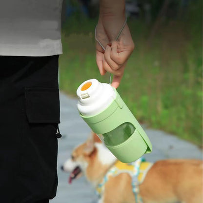 NOLUVA Travel™ – Gourde 2-en-1 pour chien